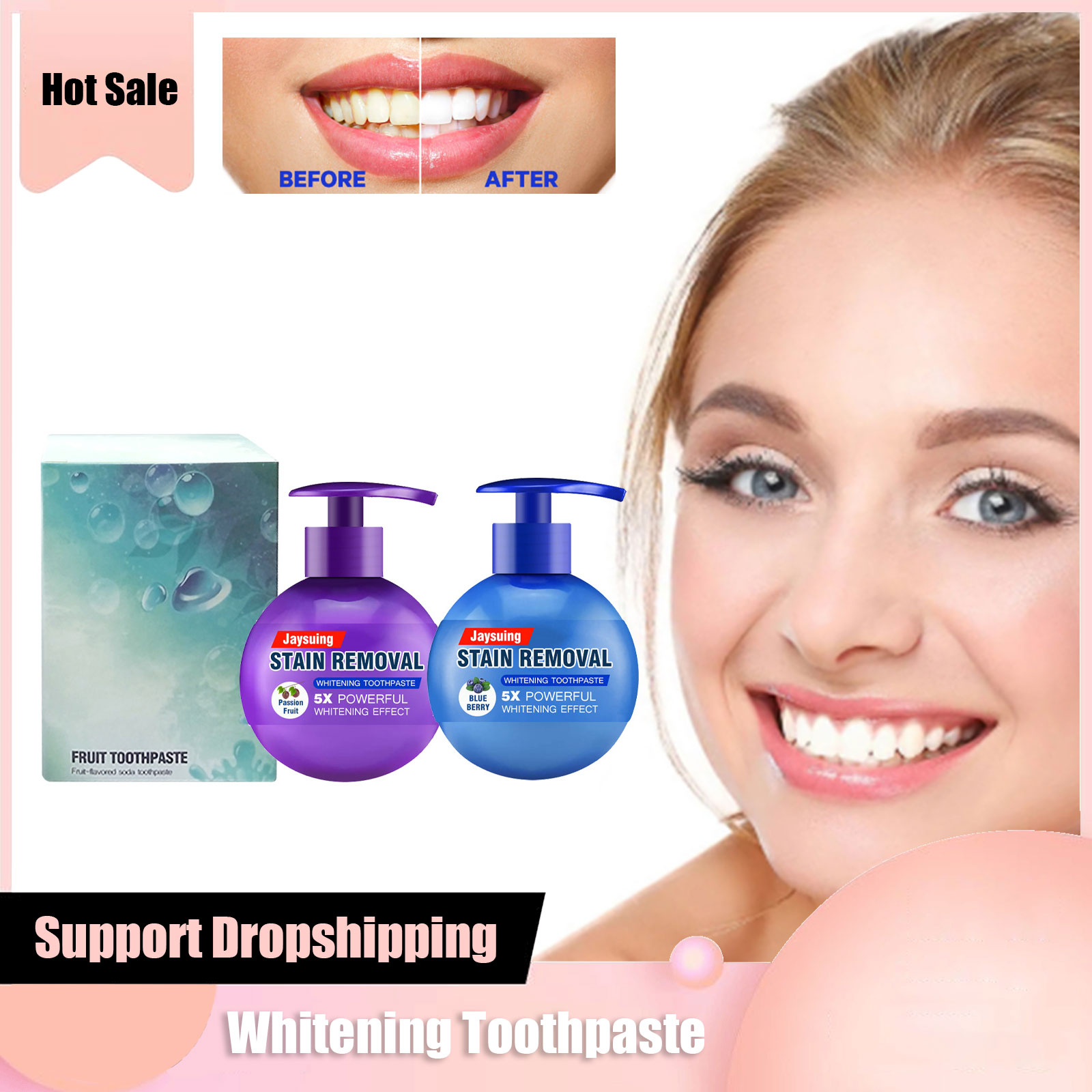 Teeth Whitening Baking Soda - Whitening Toothpaste Yellow Teeth Bleaching Remove