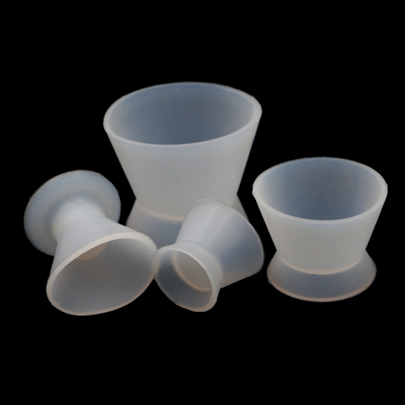 Teeth Whitening With Trays - 4pcs Dental Materials Mixing Cup Silicone