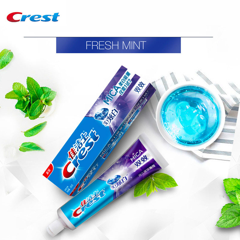 Teeth Whitening Paste - Kem Đánh Răng Crest 3D MICA