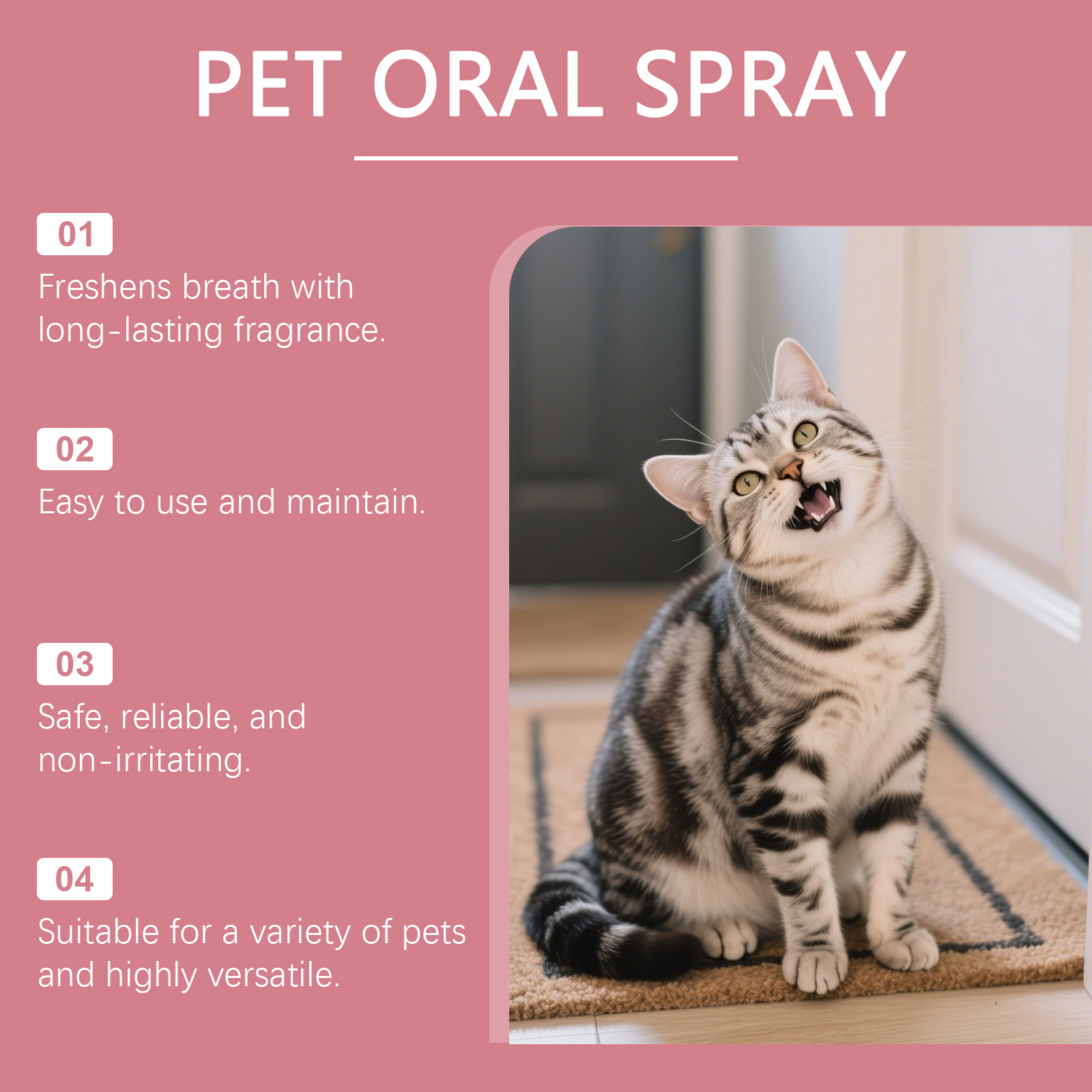 Pet Oral Spray No-Brush Dental - đánh giá và giá Teeth Whitening Brush