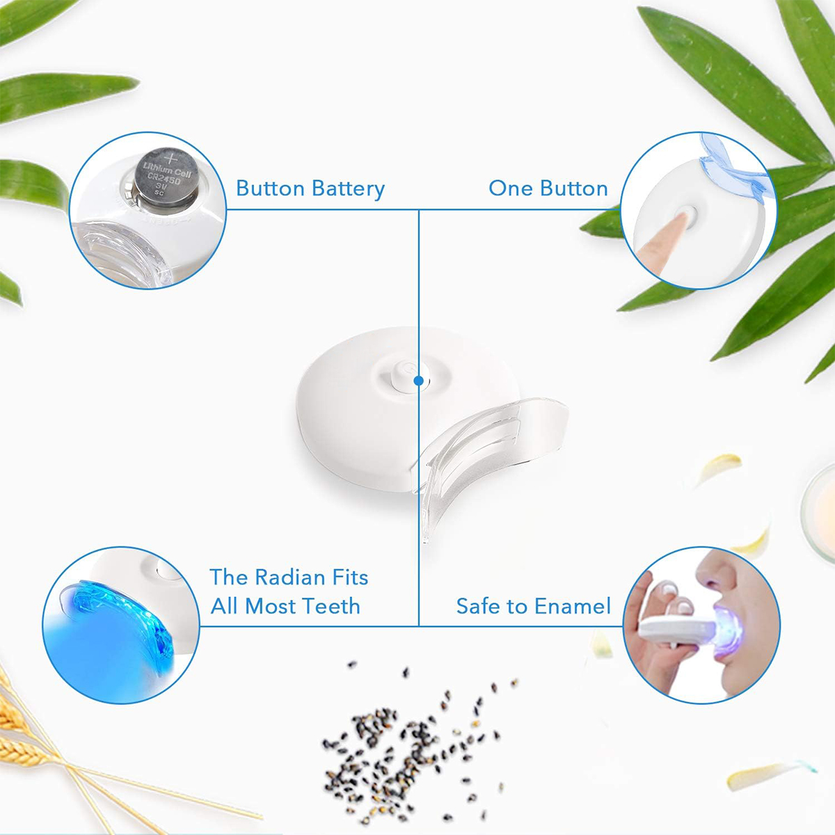 Teeth Whitening Kit - 5X LED L - đánh giá và giá Teeth Whitening Gel Peroxide