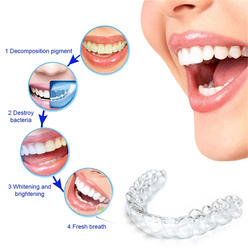 Comfort Fit Silicone Mouth Tra - đánh giá và giá Teeth Whitening With Trays