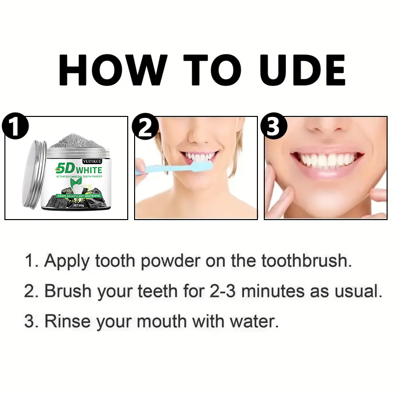 YUlTlKUE 5D White Activated ch - đánh giá và giá Teeth Whitening Zimba