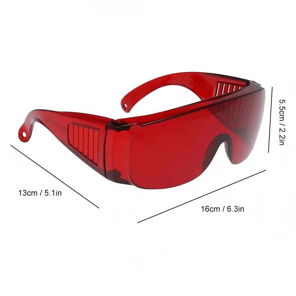 Red and White Dental Safety Go - đánh giá và giá Teeth Whitening Uv Light