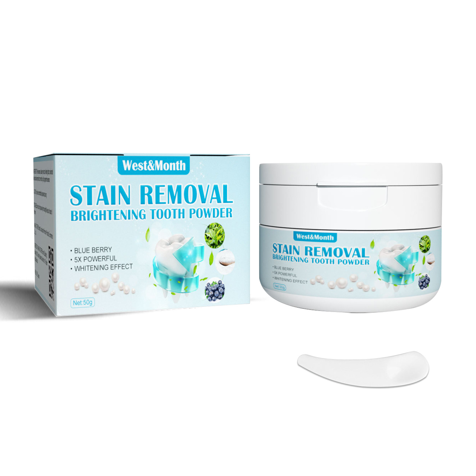 Blueberry Baking Soda Whitenin - đánh giá và giá Teeth Whitening Baking Soda
