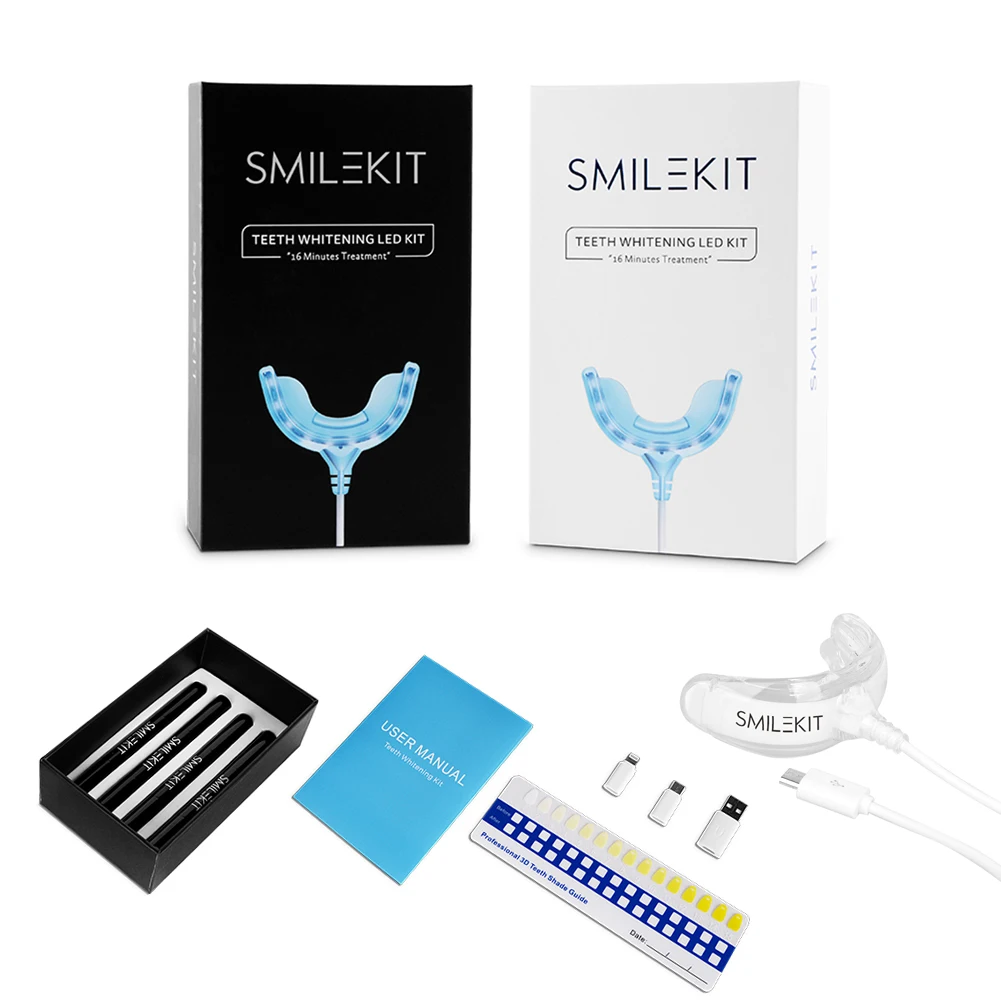 Smart Timing 16 LED Cold Light - đánh giá và giá Teeth Whitening Gel Peroxide