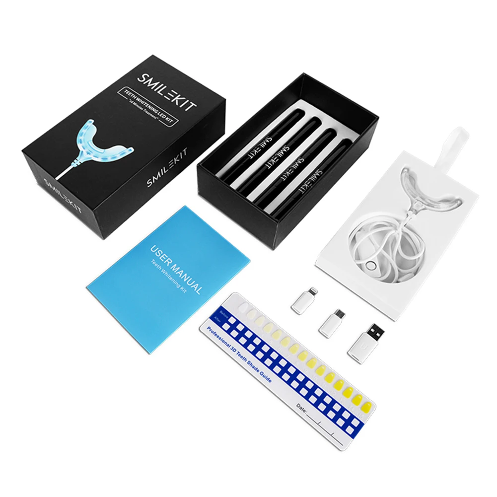 Smart Timing 16 LED Cold Light - đánh giá và giá Teeth Whitening Gel Peroxide