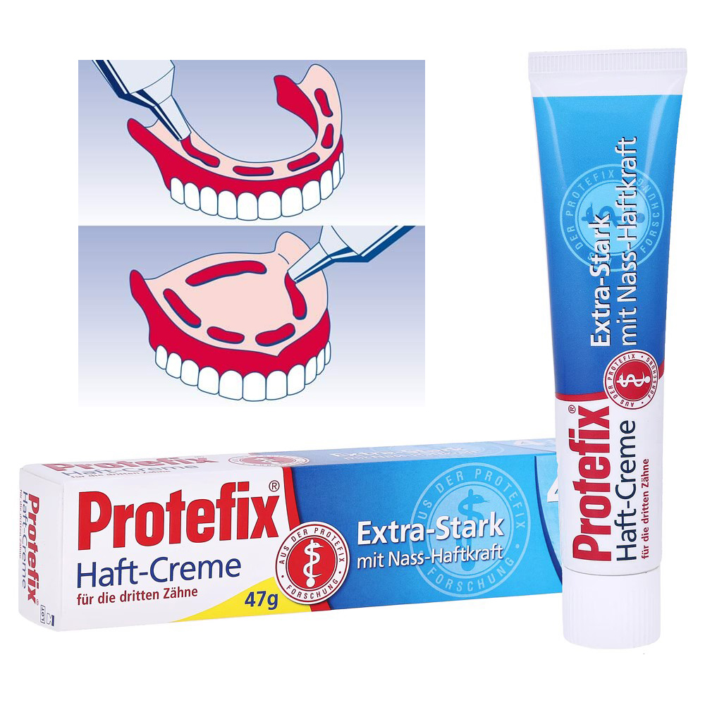 Protefix Adhesive Cream For De - đánh giá và giá Teeth Whitening Paste