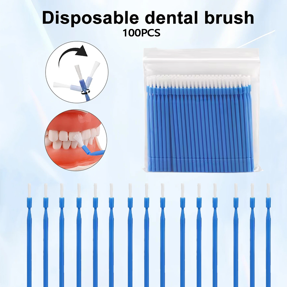100Pcs Dental Disposable Micro - đánh giá và giá Teeth Whitening Brush