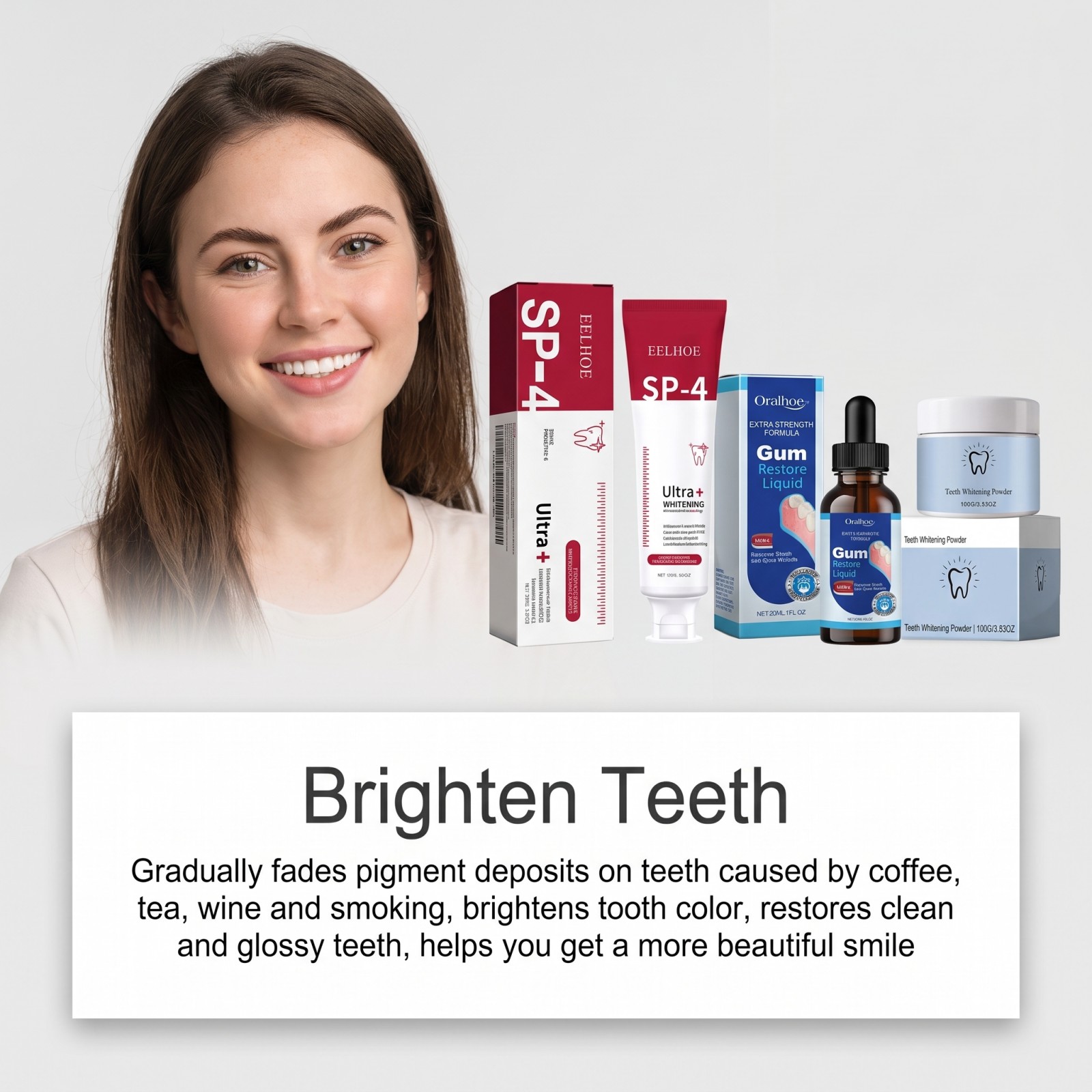 Oral Care Combo Set Whitening  - đánh giá và giá Teeth Whitening Zimba