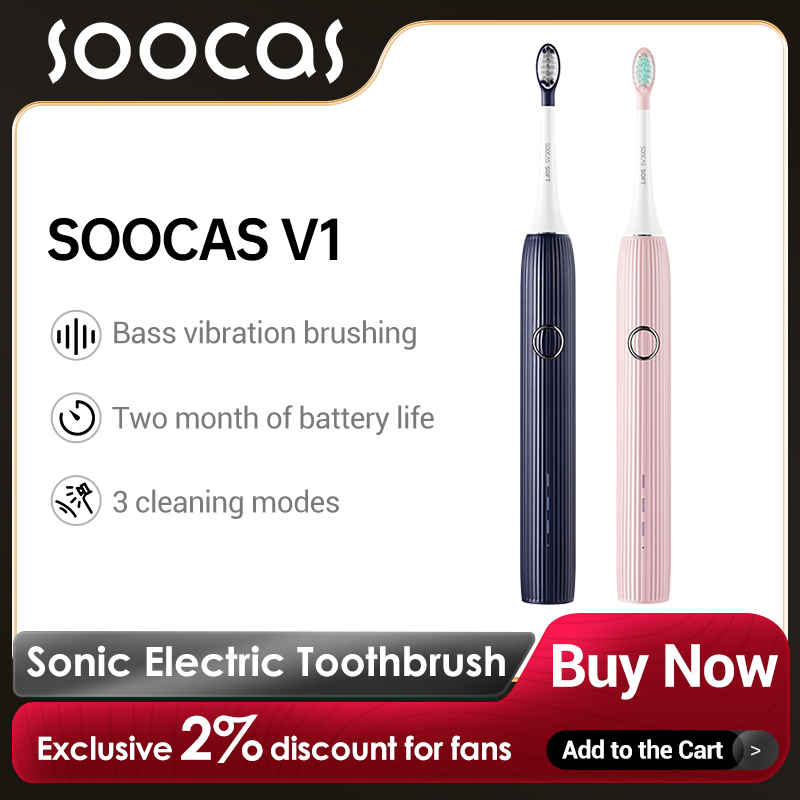 SOOCAS Sonic Electric Toothbru - đánh giá và giá Teeth Whitening Brush