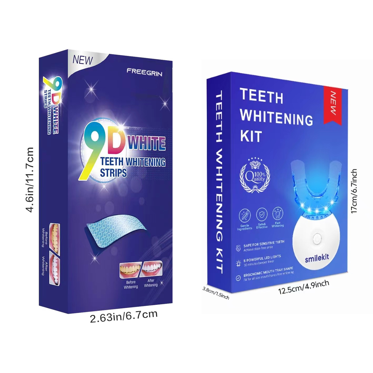 Teeth Whitening Kit - 5X LED L - đánh giá và giá Teeth Whitening With Trays