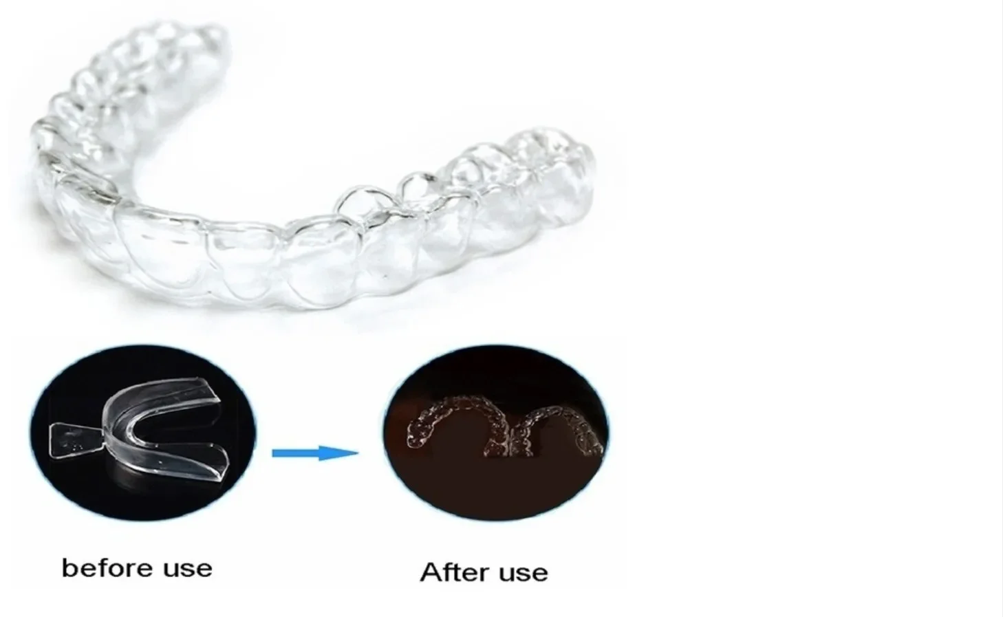 10pcs Mouth Guard Teeth Protec - đánh giá và giá Teeth Whitening With Trays