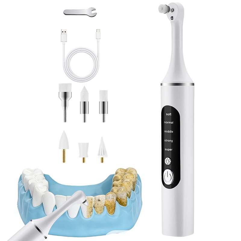 A83G-LED Light Rechargeable El - đánh giá và giá Teeth Whitening Brush