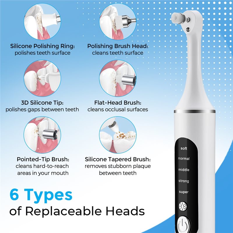A83G-LED Light Rechargeable El - đánh giá và giá Teeth Whitening Brush