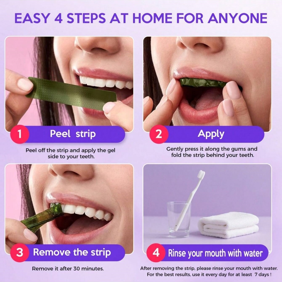 Deluxe Whitening Teeth Sticker - đánh giá và giá Teeth Whitening Gel Peroxide