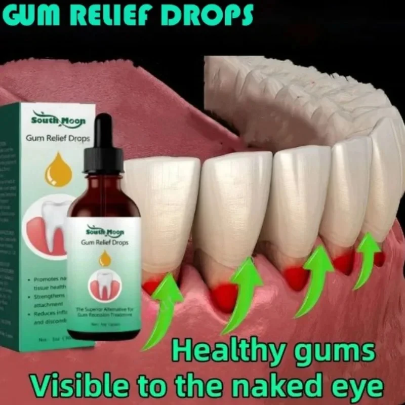 Gum Repair Drops Relieve Reced - đánh giá và giá Teeth Whitening Paste