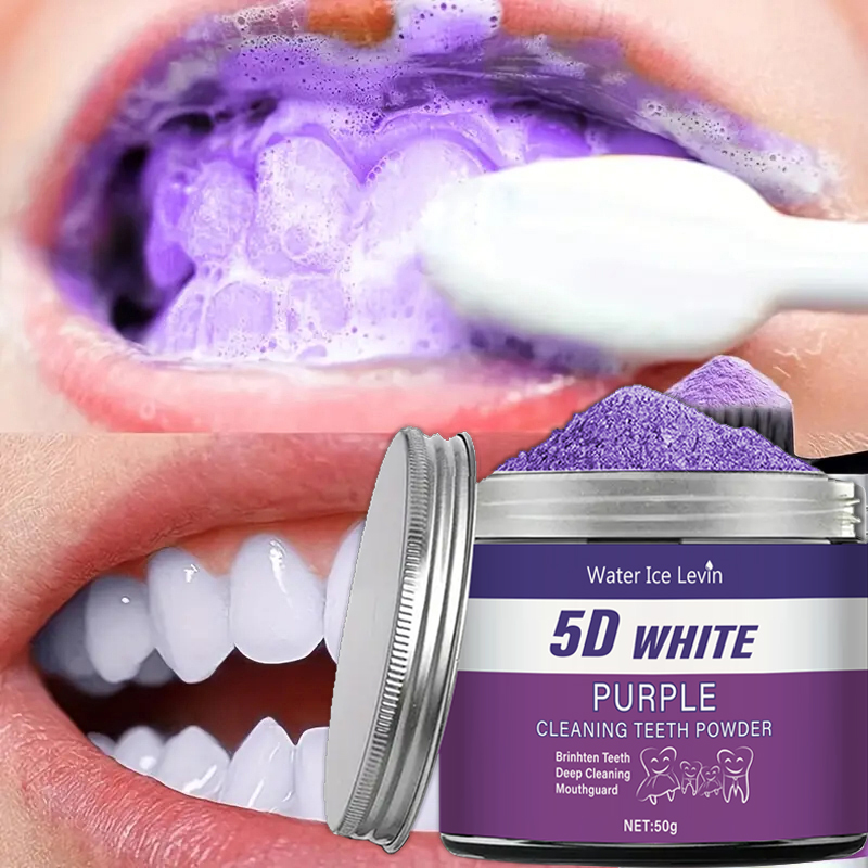 Purple Teeth Whitening Powder, - đánh giá và giá Teeth Whitening Zimba