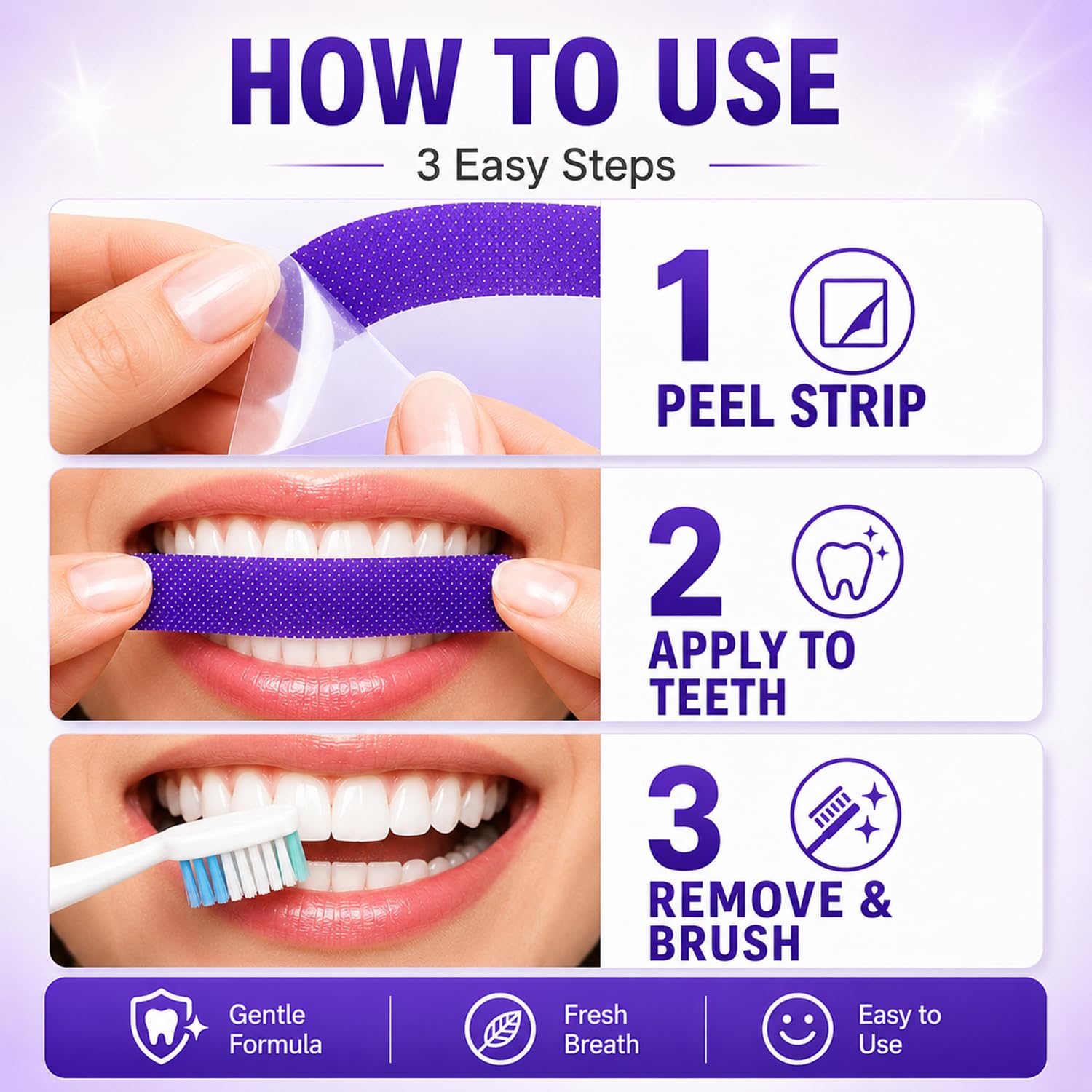 7/14/21pcs Purple Teeth Whiten - đánh giá và giá Teeth Whitening Gel Peroxide